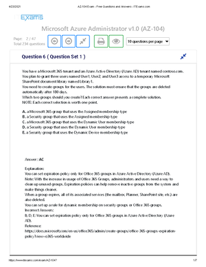 AZ-104 Prüfungs-Guide