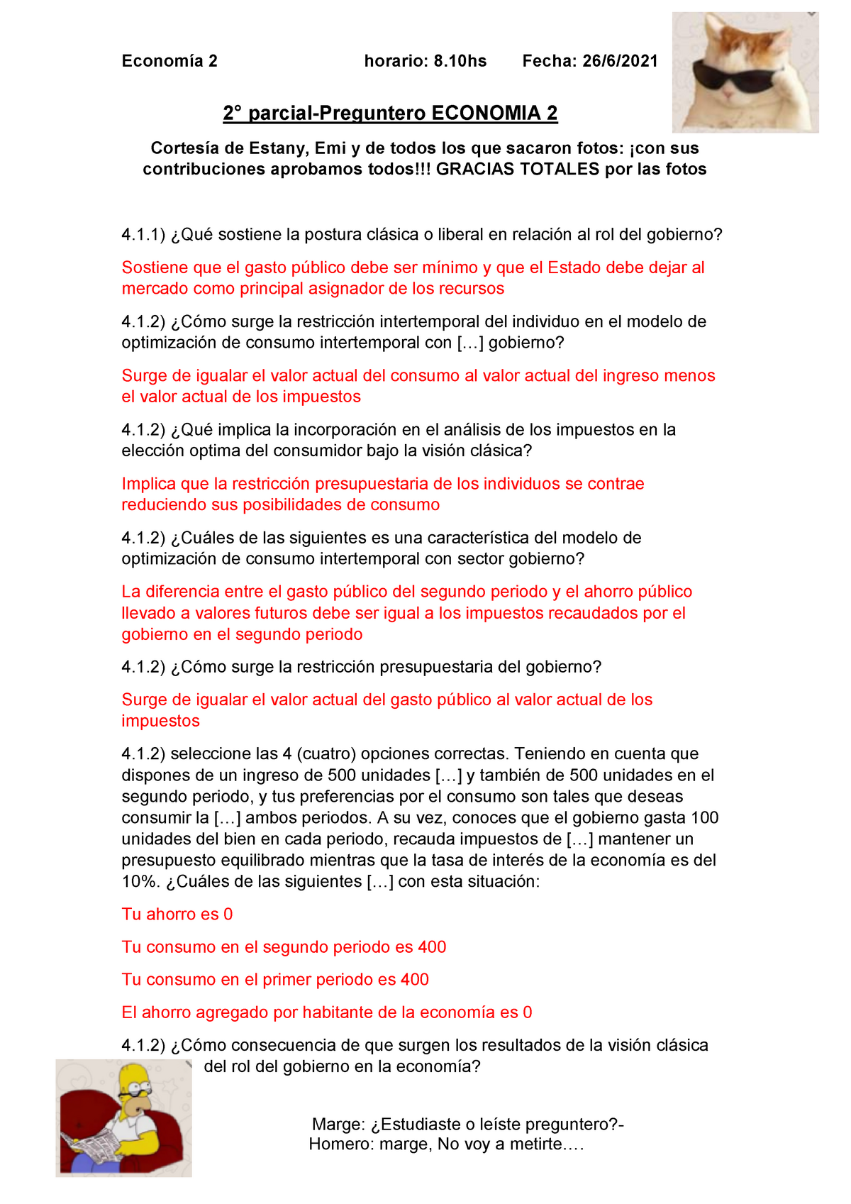 2° Parcial-Preguntero Economia 2 Junio-2021- ULTIMO ACTUALIZADO - Marge ...