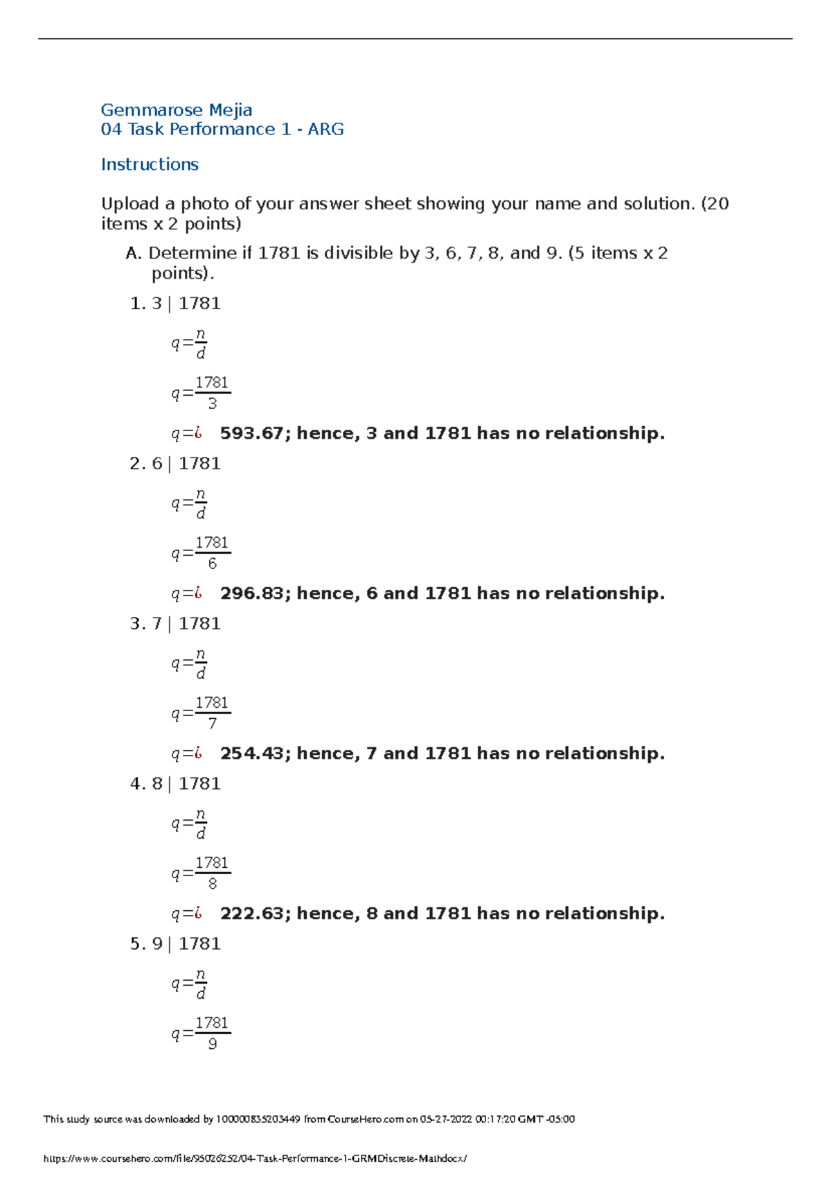 04 Task Performance 1 GRMDiscrete Math - Gemmarose Mejia 04 Task ...
