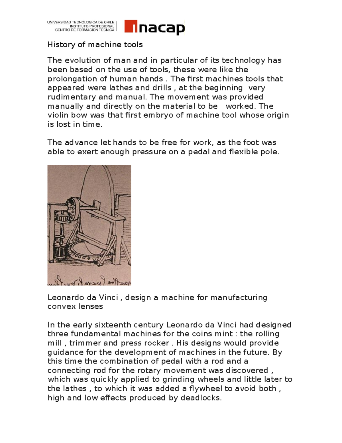 History of Machine Tools - History of machine tools The evolution of ...