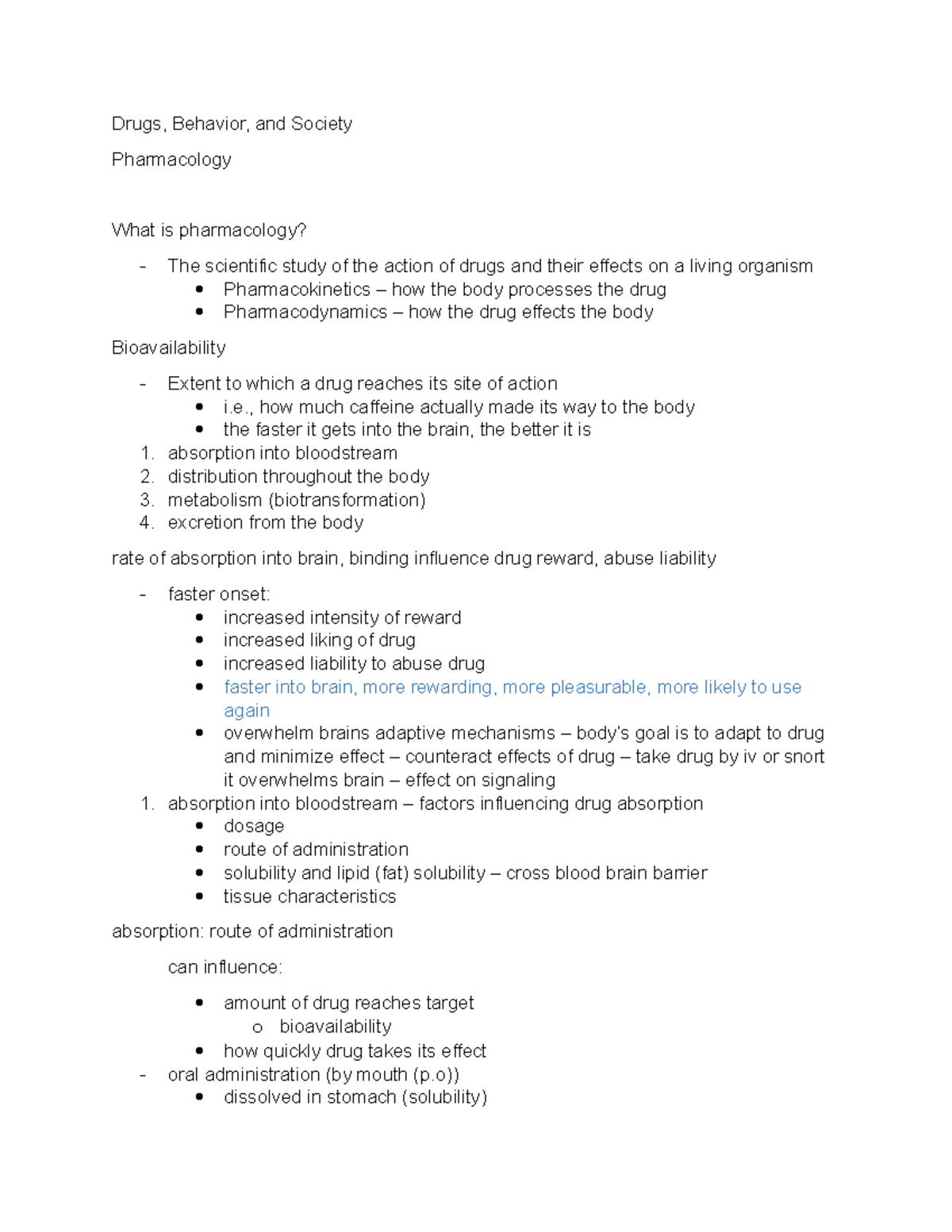 Pharmacology - How drugs go affect your body plus terminology - Drugs ...