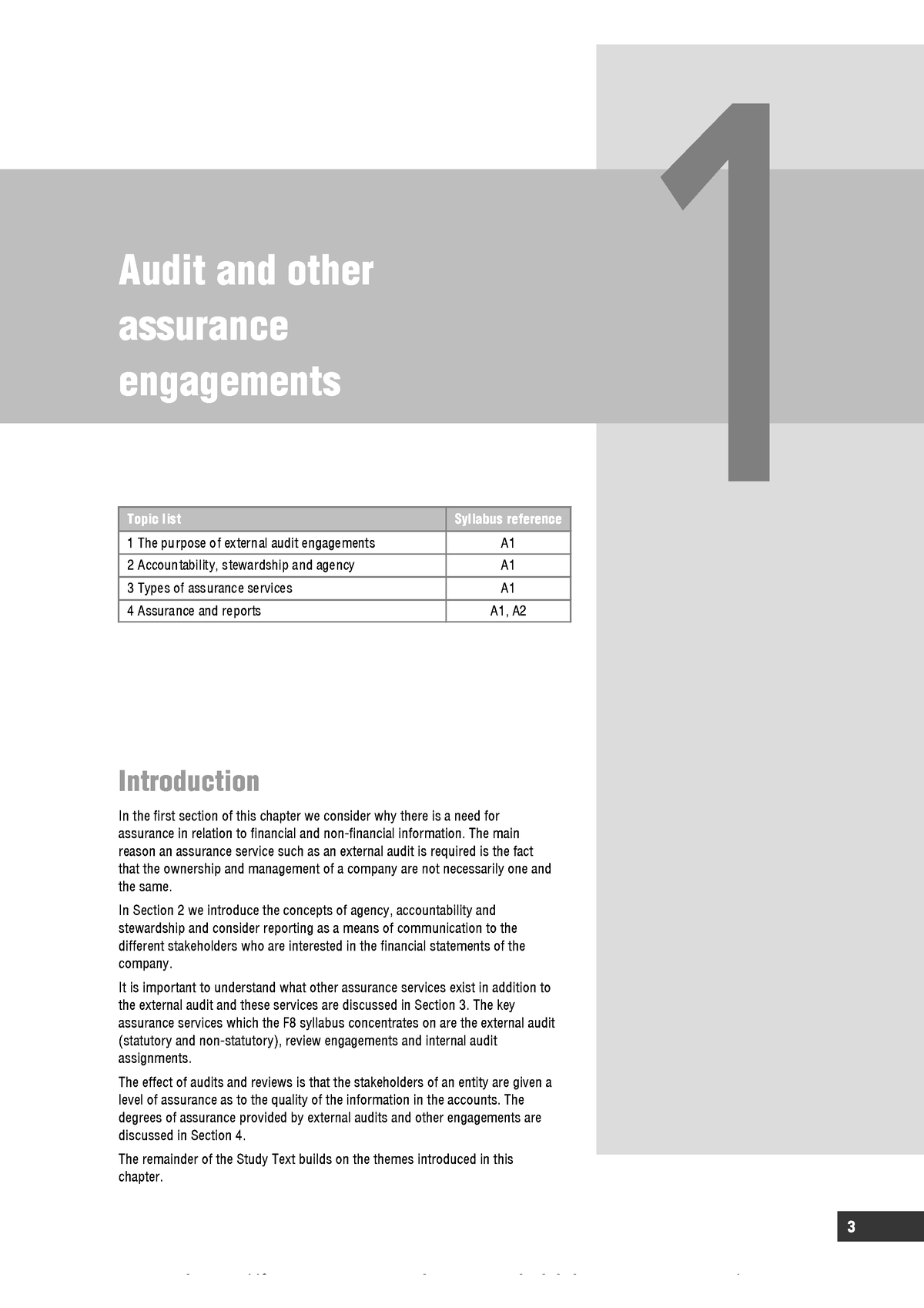 Auditchp 1 - Audit And Assurance Chapter 1Audit And Assurance Chapter ...