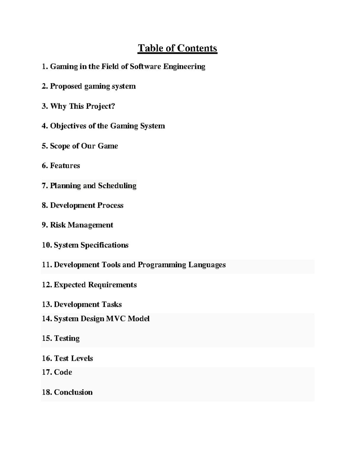 Tic Tac Toe Game Project - Table of Contents 1. Gaming in the Field of ...