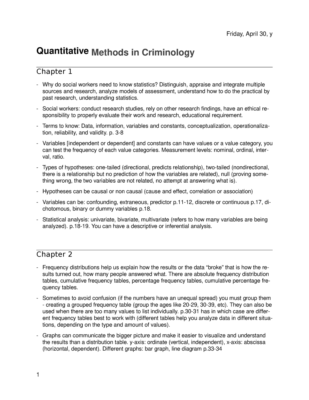 quantitative thesis title about criminology