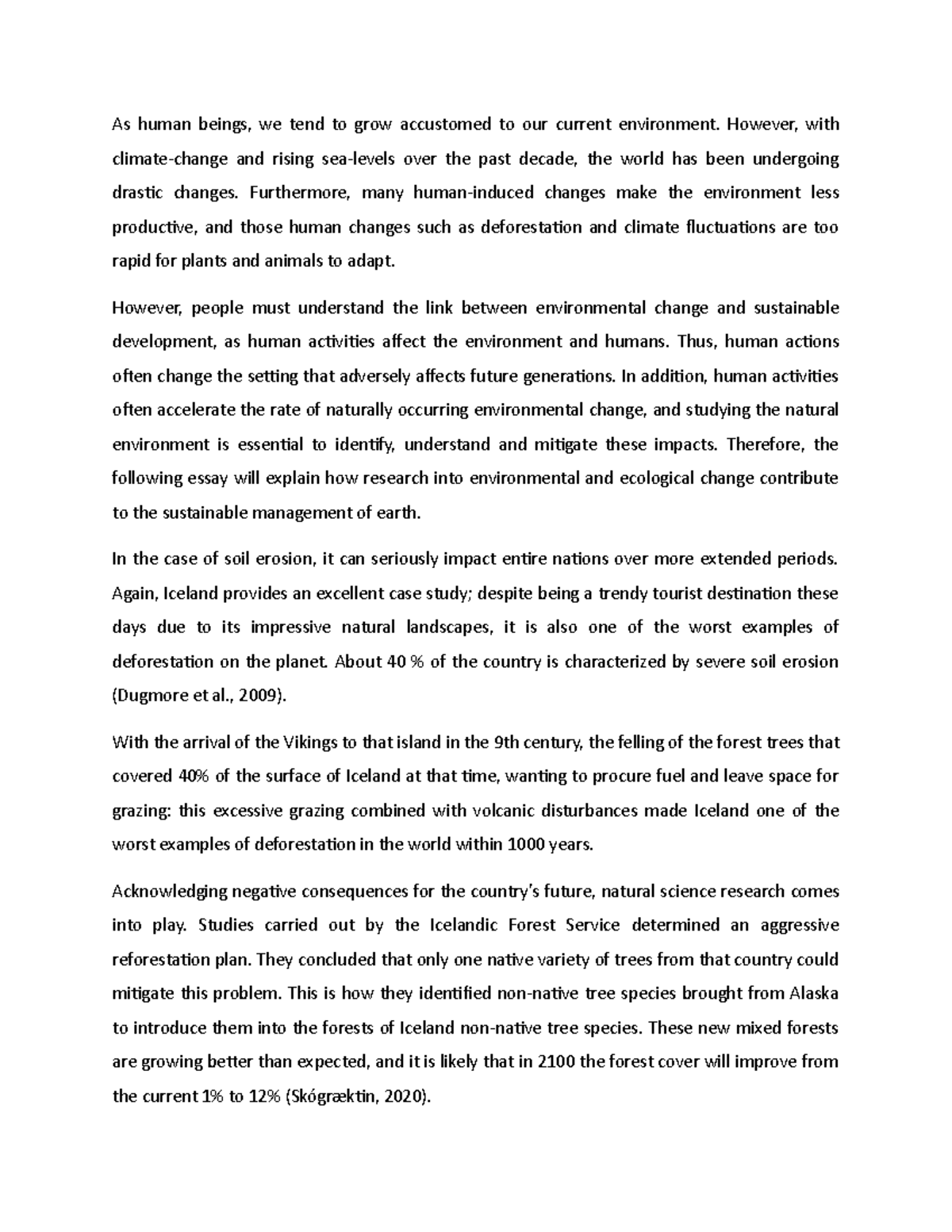 Essay 3 - Copy - Lecture Notes - As Human Beings, We Tend To Grow ...