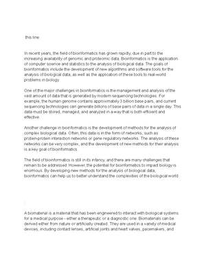 Bioengineering course outline - : A therapeutic device is a piece of ...