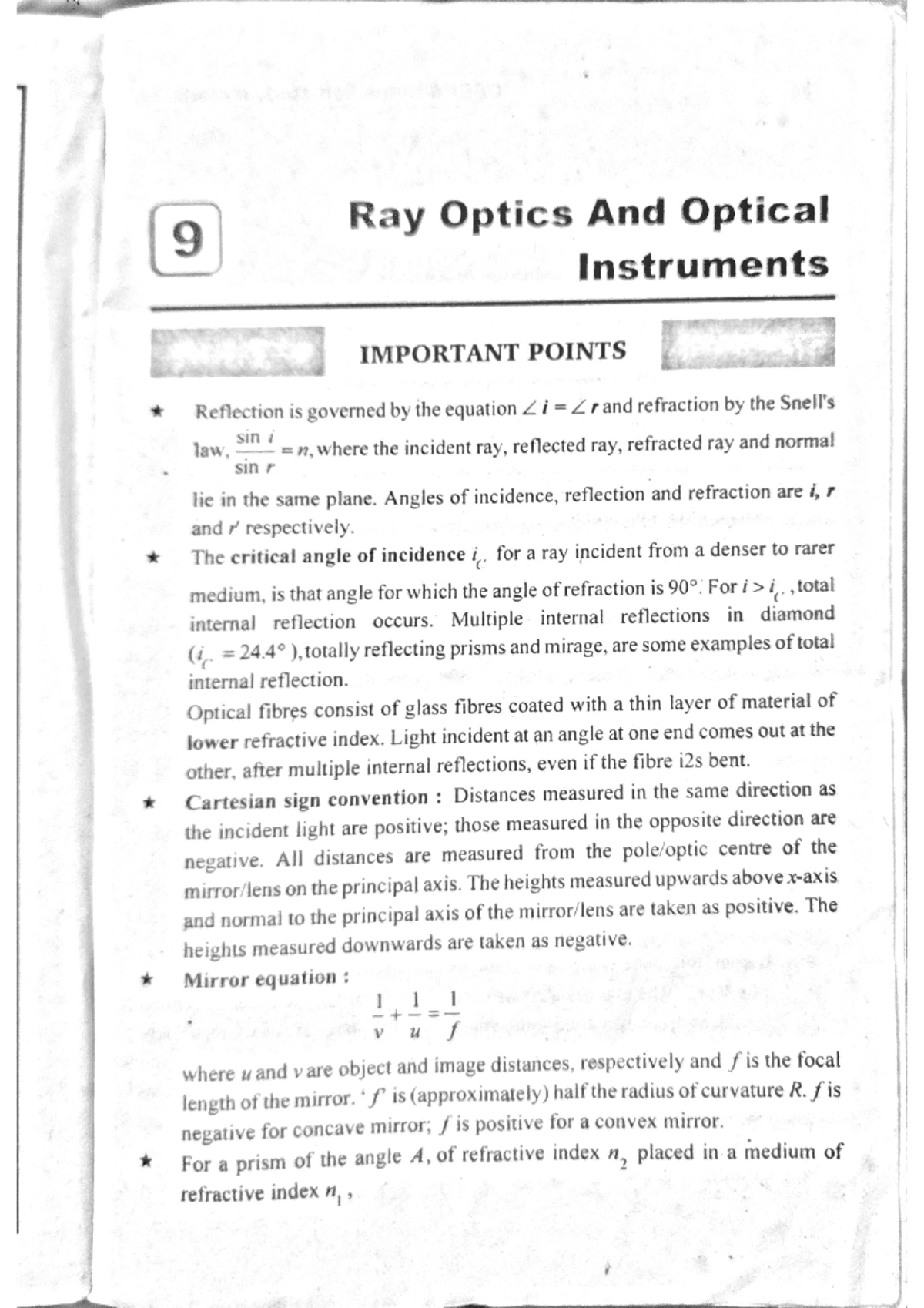 Ray optics and optical instruments Plus two ncert Studocu