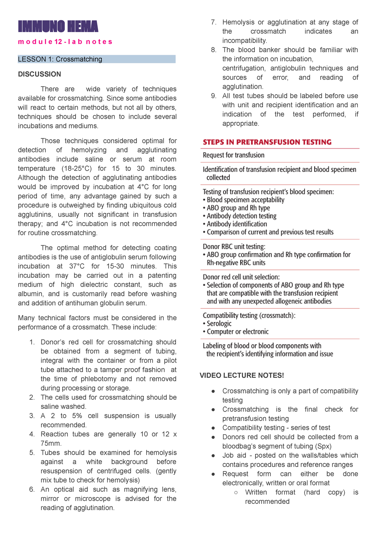 compatibility-testing-lecture-notes-1-2-immuno-hema-m-o-d-u-l-e-12