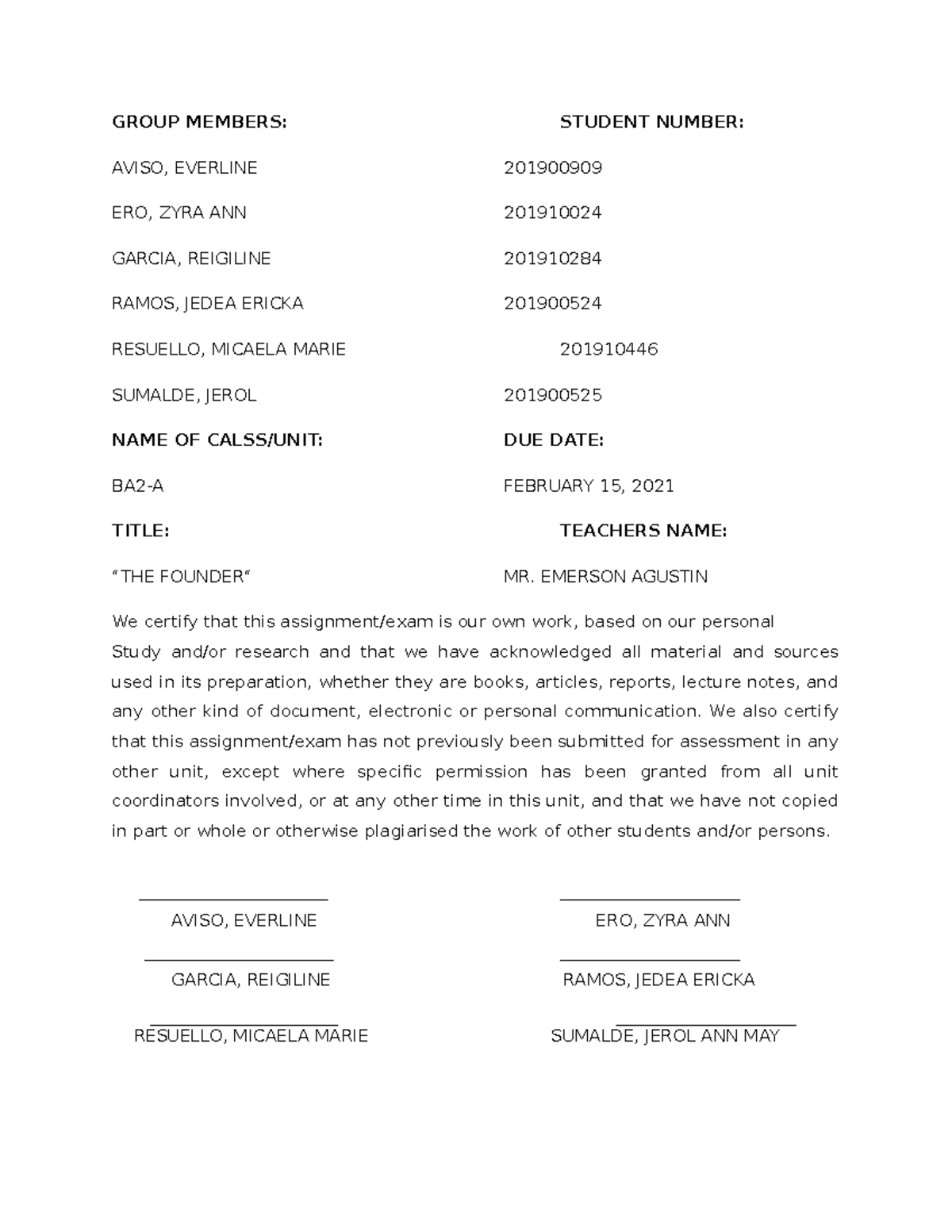 Operations Management Exam 1 1 MBA 633 PUP StuDocu