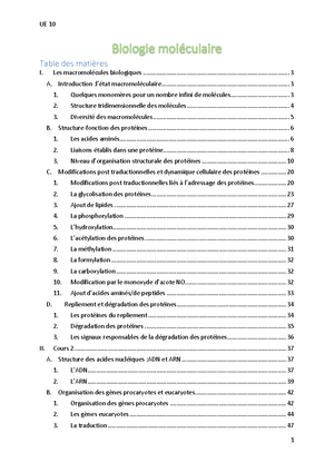 Biologie Moléculaire - Dogme De La Biomol - DU DOGME CENTRAL DE LA ...