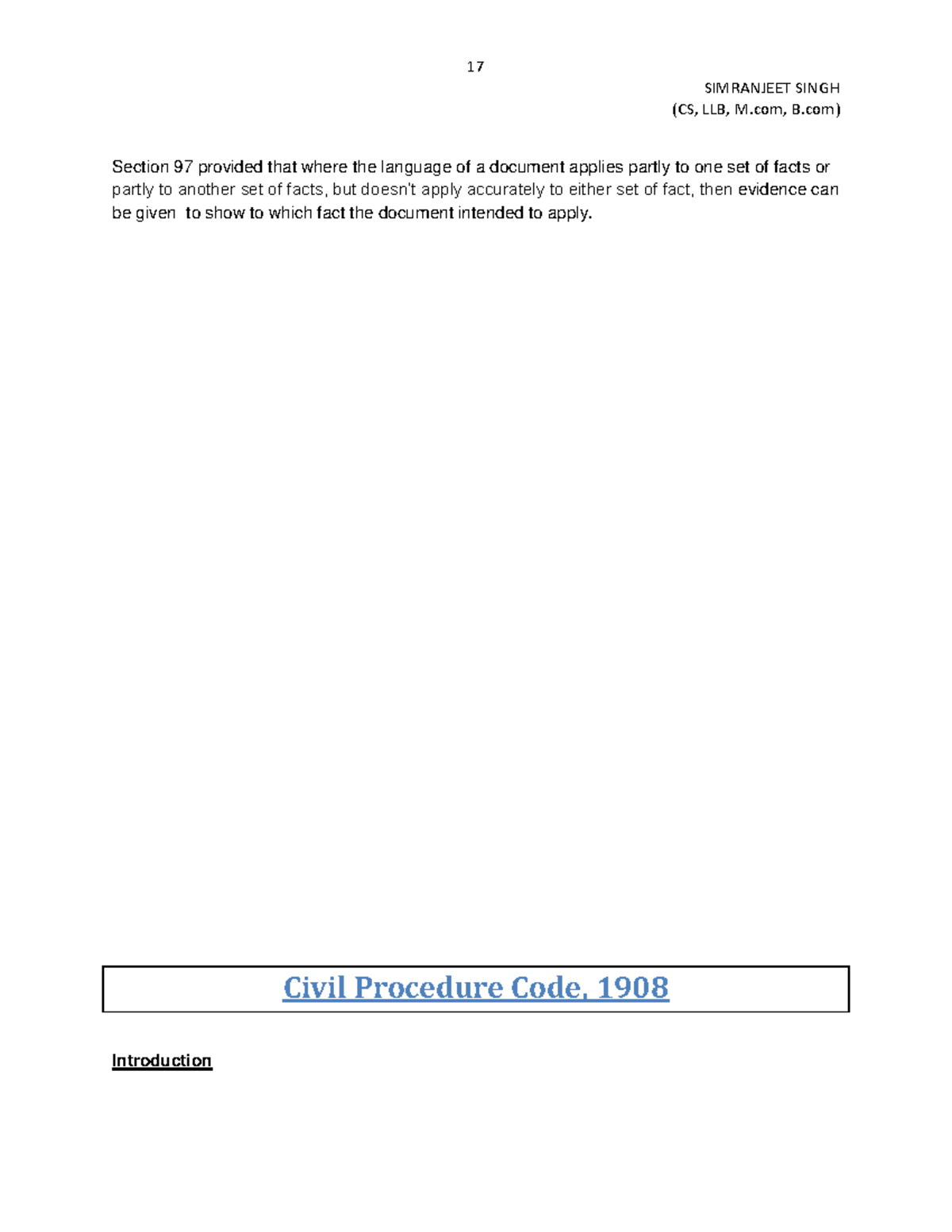 Civil Procedure Code English Pdf