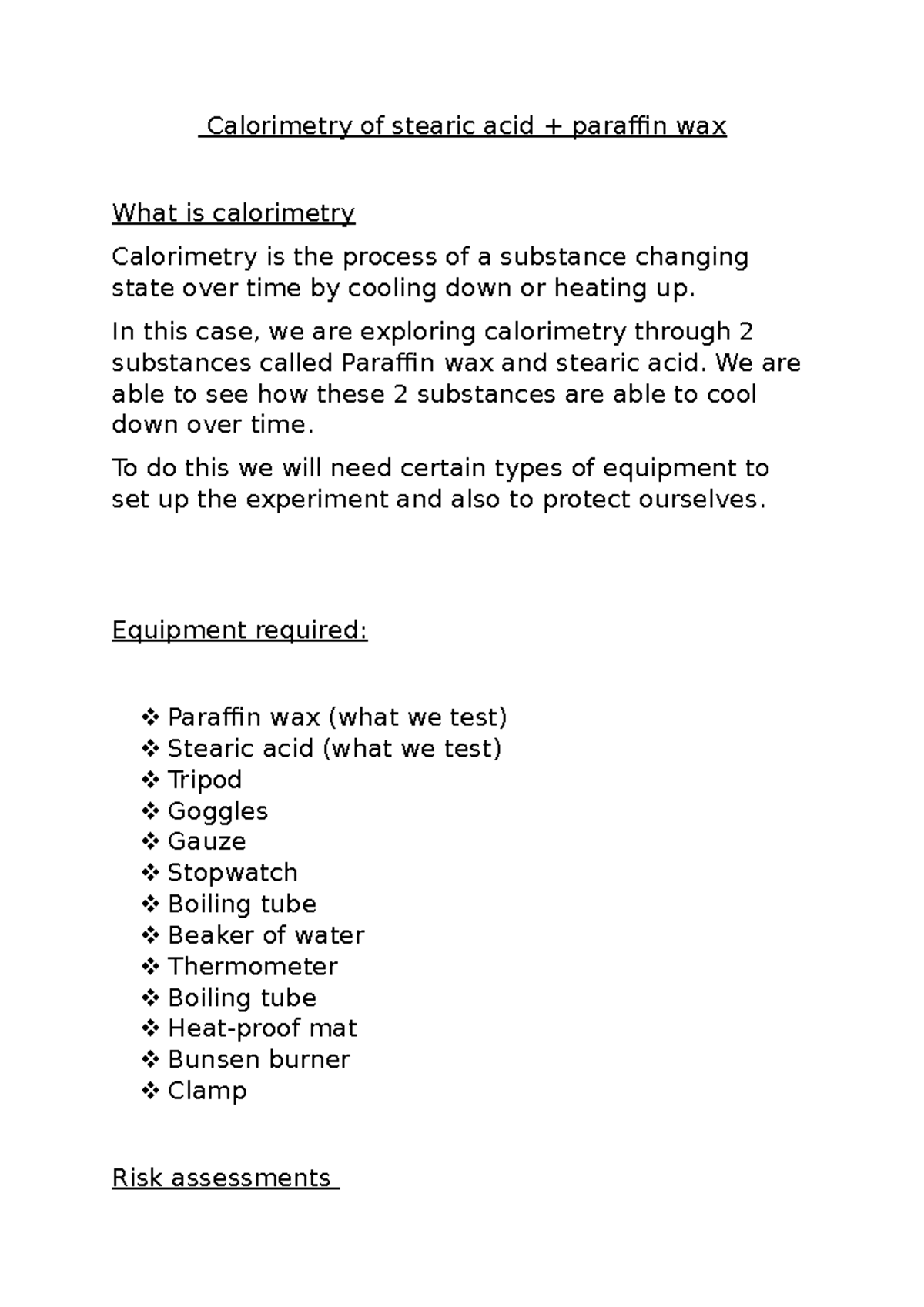 cooling-curve-of-stearic-acid-calorimetry-of-stearic-acid-paraffin