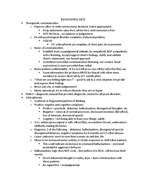 hesi case study psychosis answers