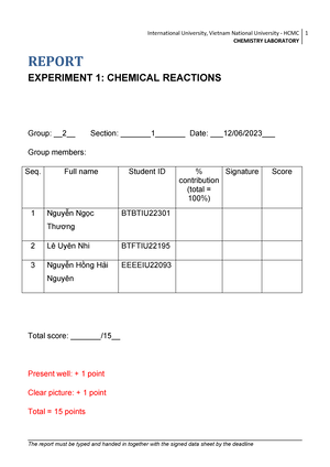 lab report experiment 3 chemistry matriculation sk025