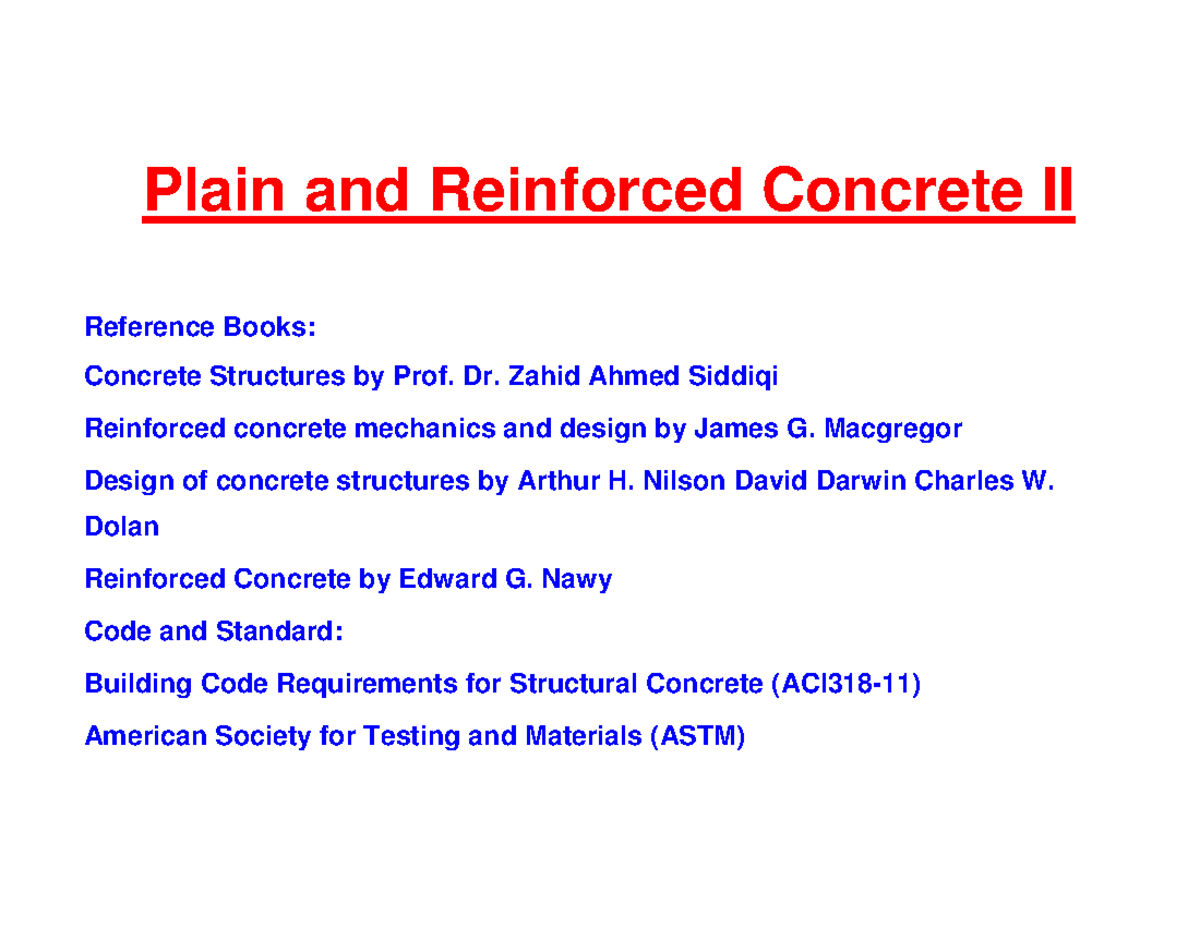 Bond and development length - Plain and Reinforced Concrete II ...