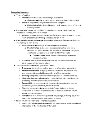 Chapter 7 (Cognitive Processes) - Knowing (Semantic Long-Term Memory ...