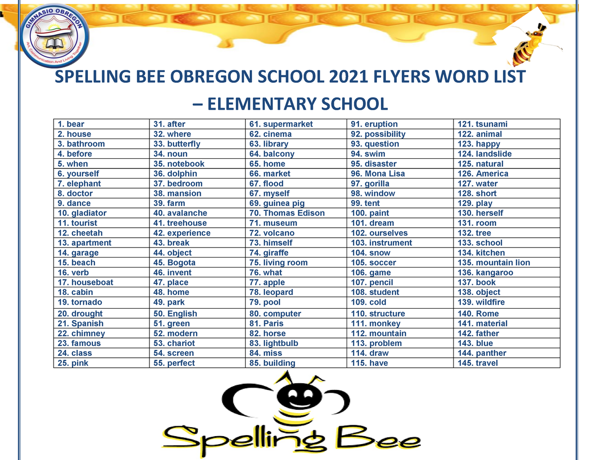 spelling-bee-vocabulary-entrega-3-de-ingles-spelling-bee-obregon