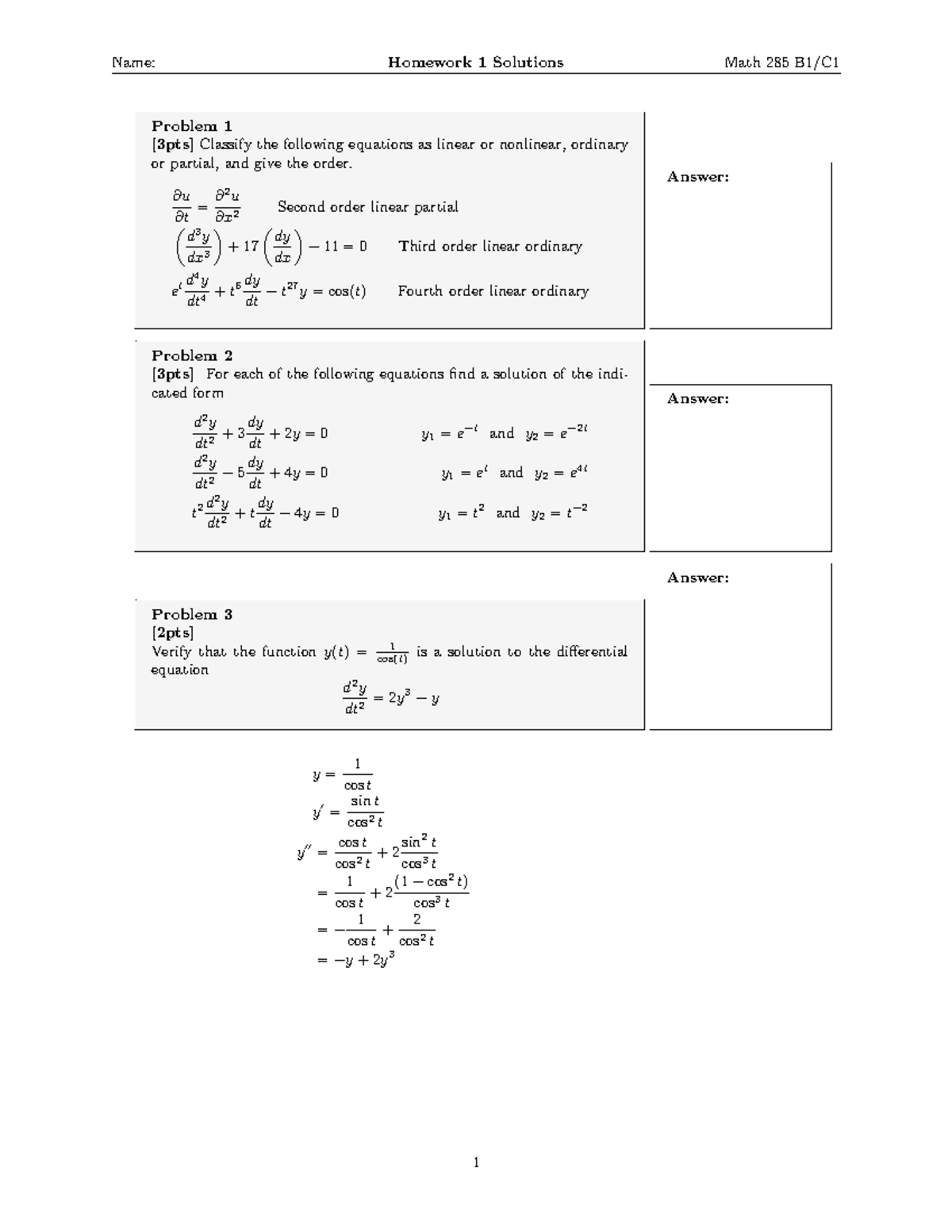 HW1Solutions - Homework 1 Solutions - DefEq - Name: Homework 1 ...