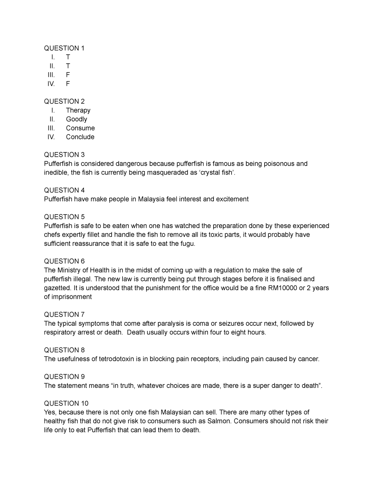 Reading Test Practice 2 English Workplace And Communication UiTM 