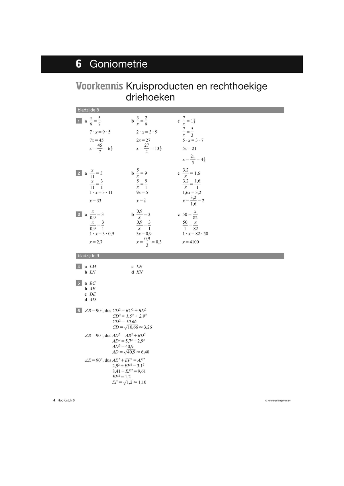 Uitwerkingen 3 Vwo HFD - Wiskunde B - Studeersnel