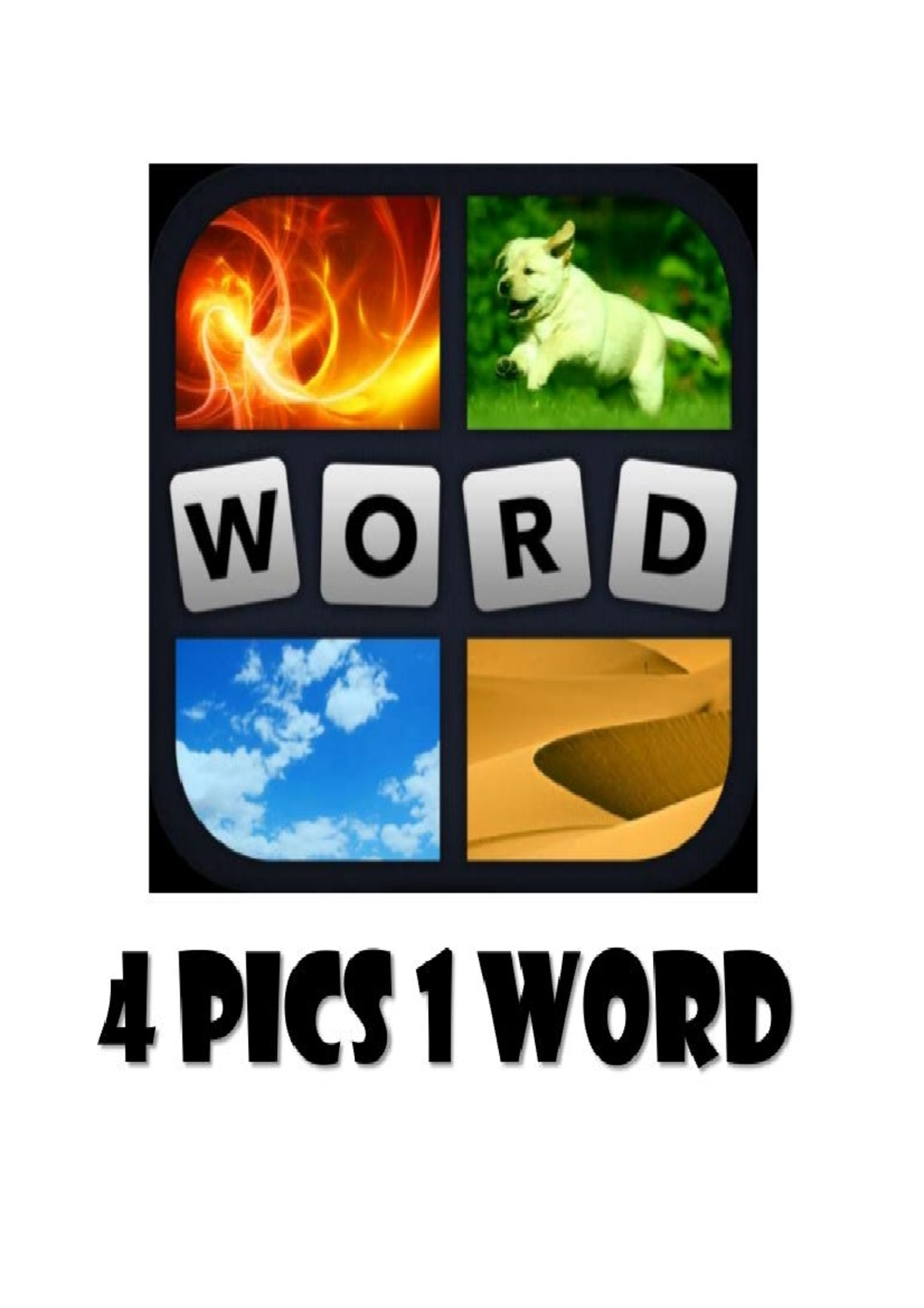 Remediation activity for writing - 4 Pics 1 Word, a free word ...