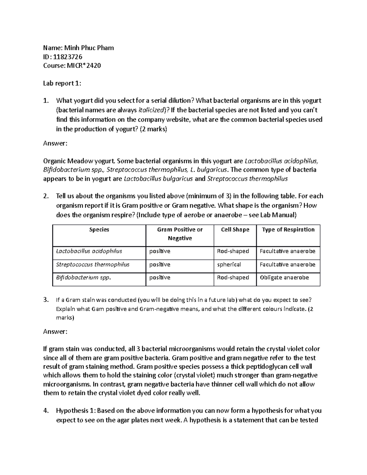 Lab Report1 LAB 1 Name Minh Phuc Pham ID 11823726 Course MICR