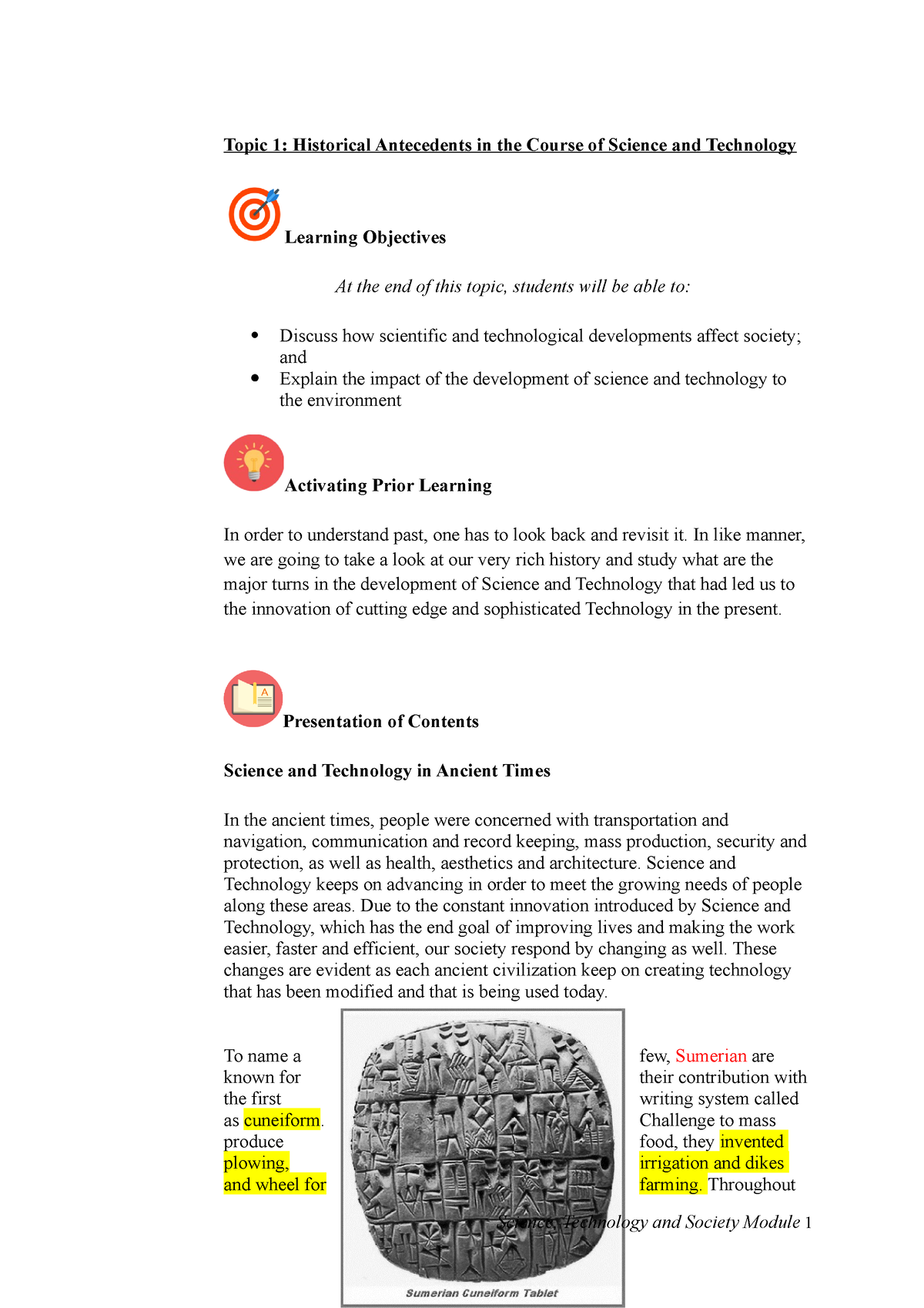 Topic 1 - A Guide For You - Topic 1: Historical Antecedents In The ...