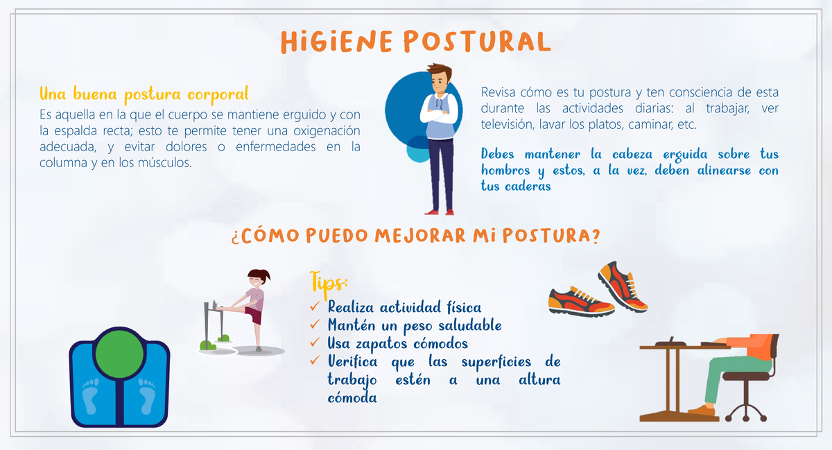 Higiene Postural   Sst   Una Buena Postura Corporal Es Aquella En La