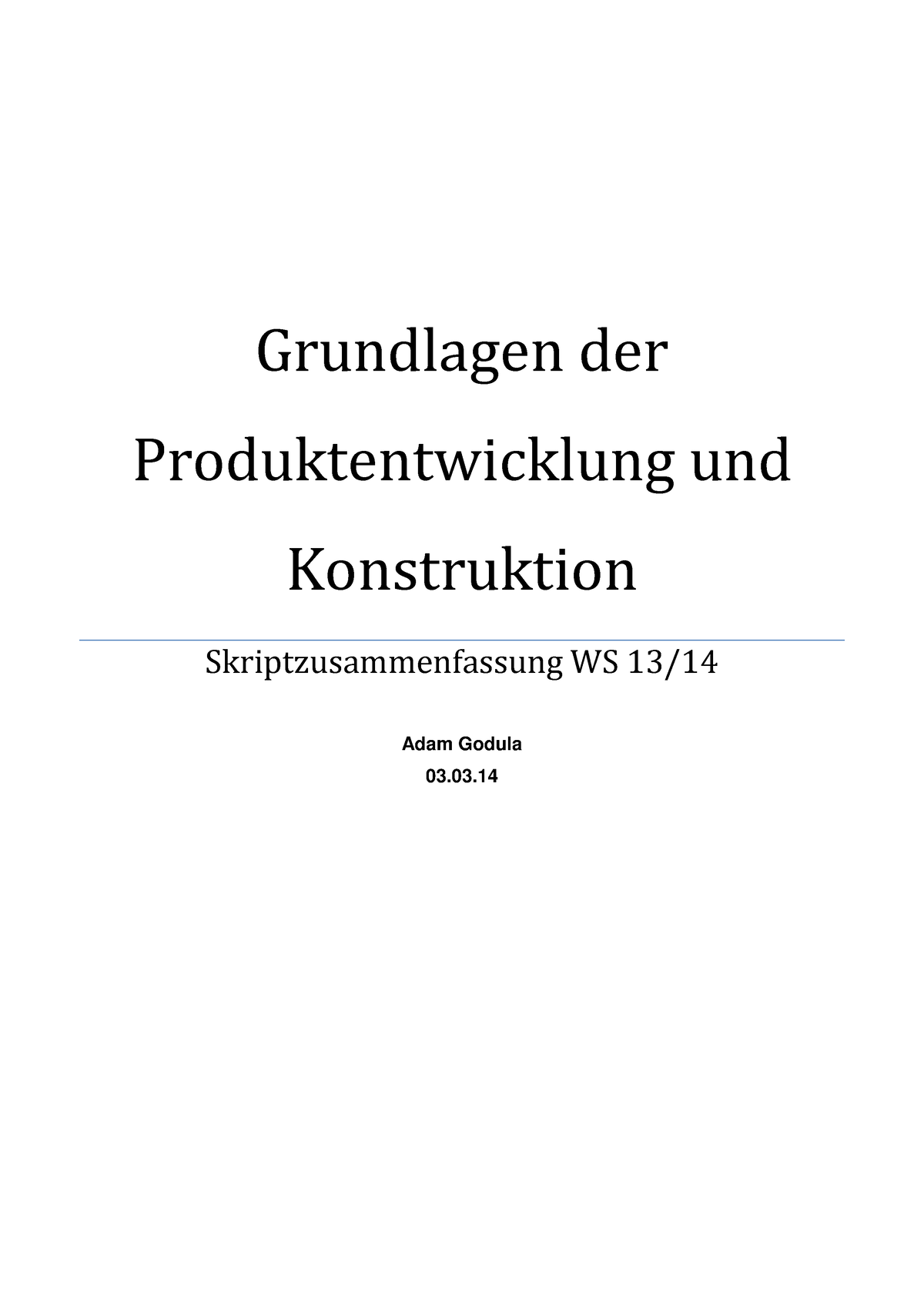 Grundlagen Der Produktentwicklung Und Konstruktion - Grundlagen Der ...