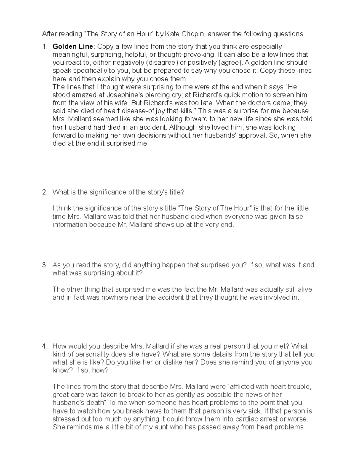 questions-on-the-story-of-an-hour-after-reading-the-story-of-an-hour