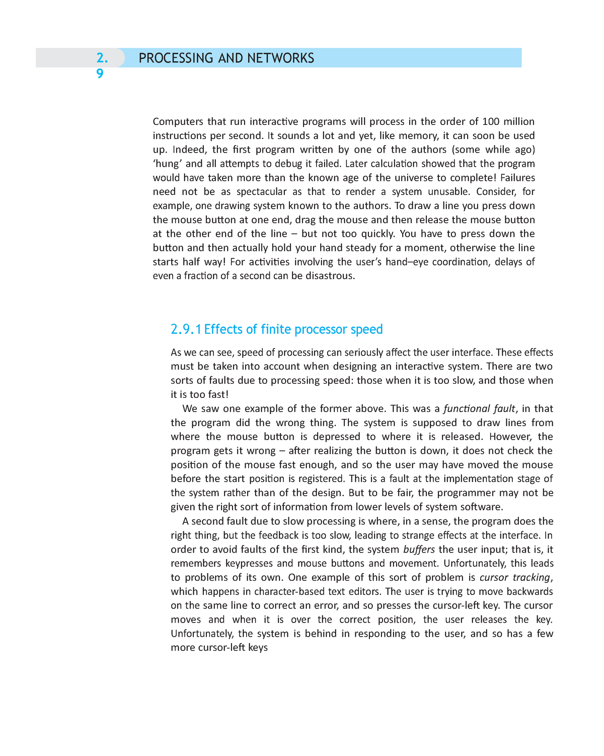 Processing AND Networks - The computer - 2. 9 PROCESSING AND NETWORKS ...