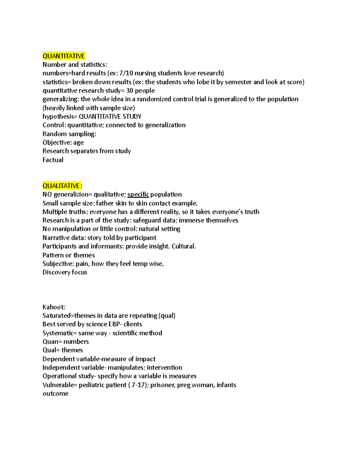 Research Quiz 2 Info Quantitative Number And Statistics Numbers Hard Results Ex 7 10 Nursing Studocu