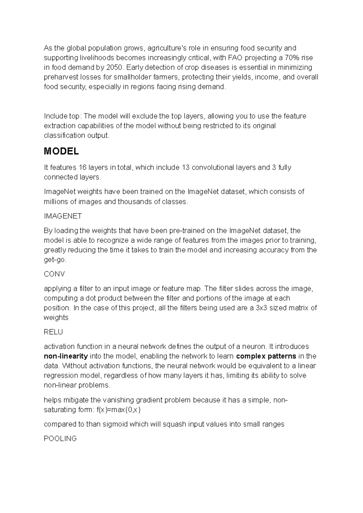 Presentation Script - As the global population grows, agriculture's ...
