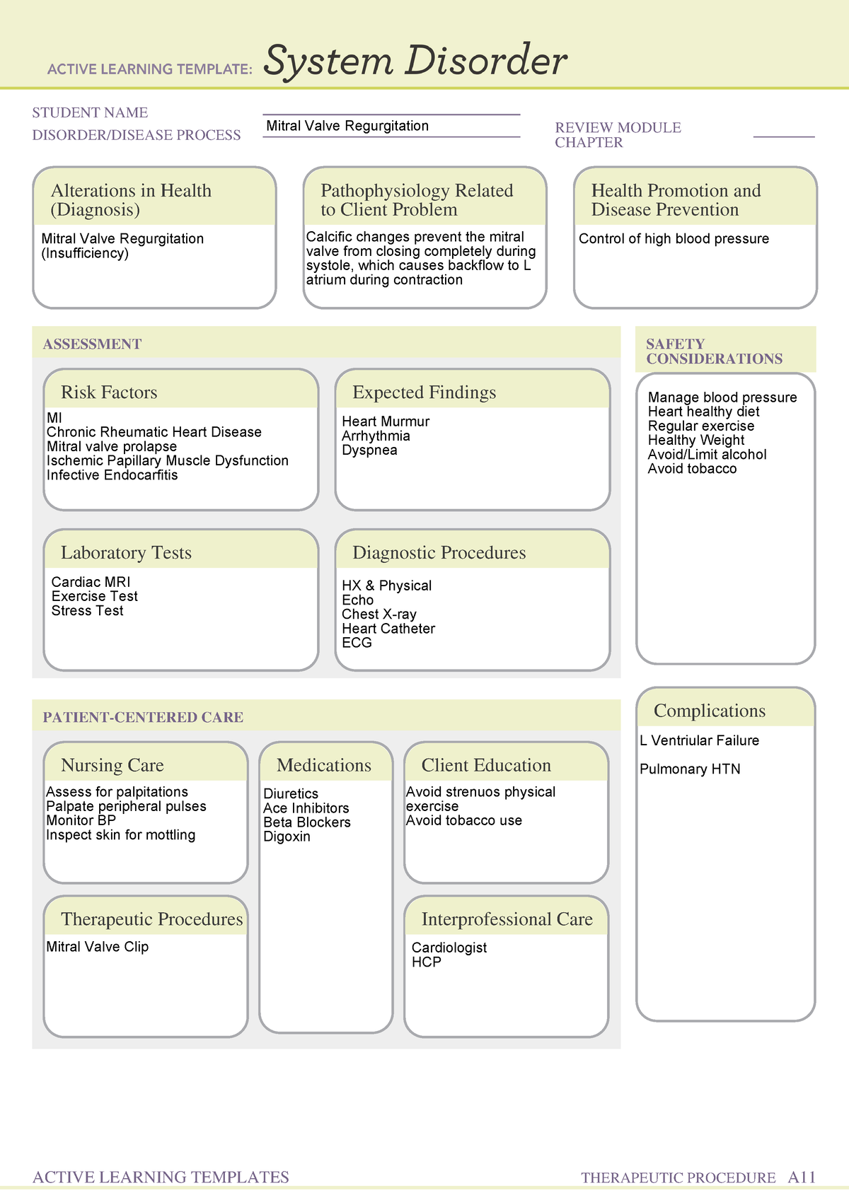 mitral-valve-regurgitation-student-name-disorder-disease-process