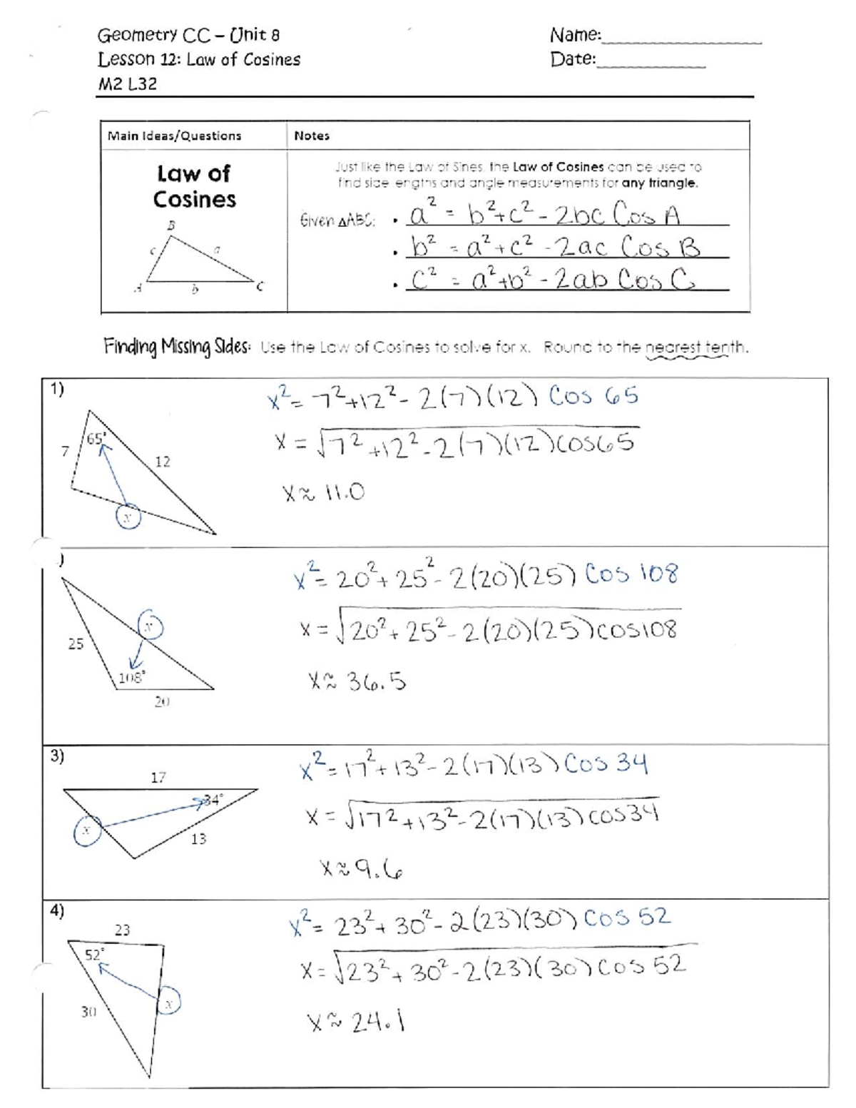 Gcc 8-12notes 2 - math homework - Studocu