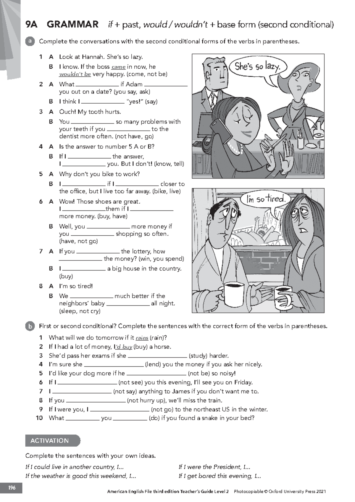 AEF3e Level 2 TG PCM Grammar 9A - 196196 American English File third ...