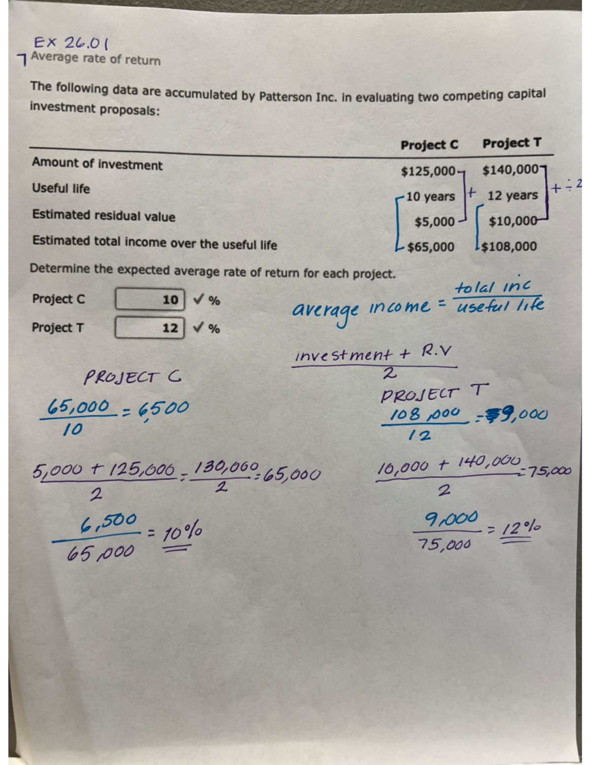 7 - Chapter 26: Capital Investment Analysis - ACCT 2402 - Studocu