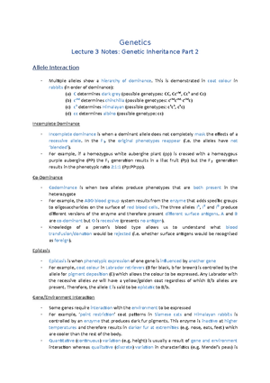Lecture 6 Notes (Recombinant DNA and Genetic Engineering) - Genetics ...