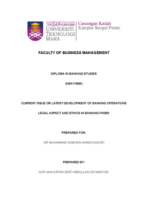 individual assignment fin360