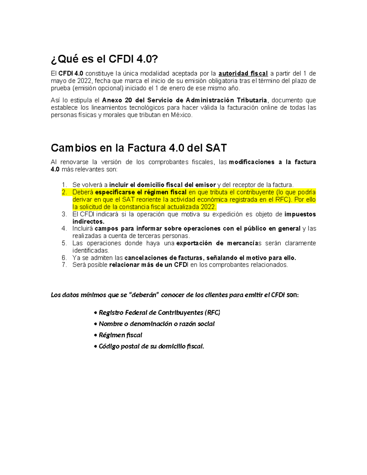 Qué Es El CFDI 4 Version Corta - ¿Qué Es El CFDI 4? El CFDI 4 ...