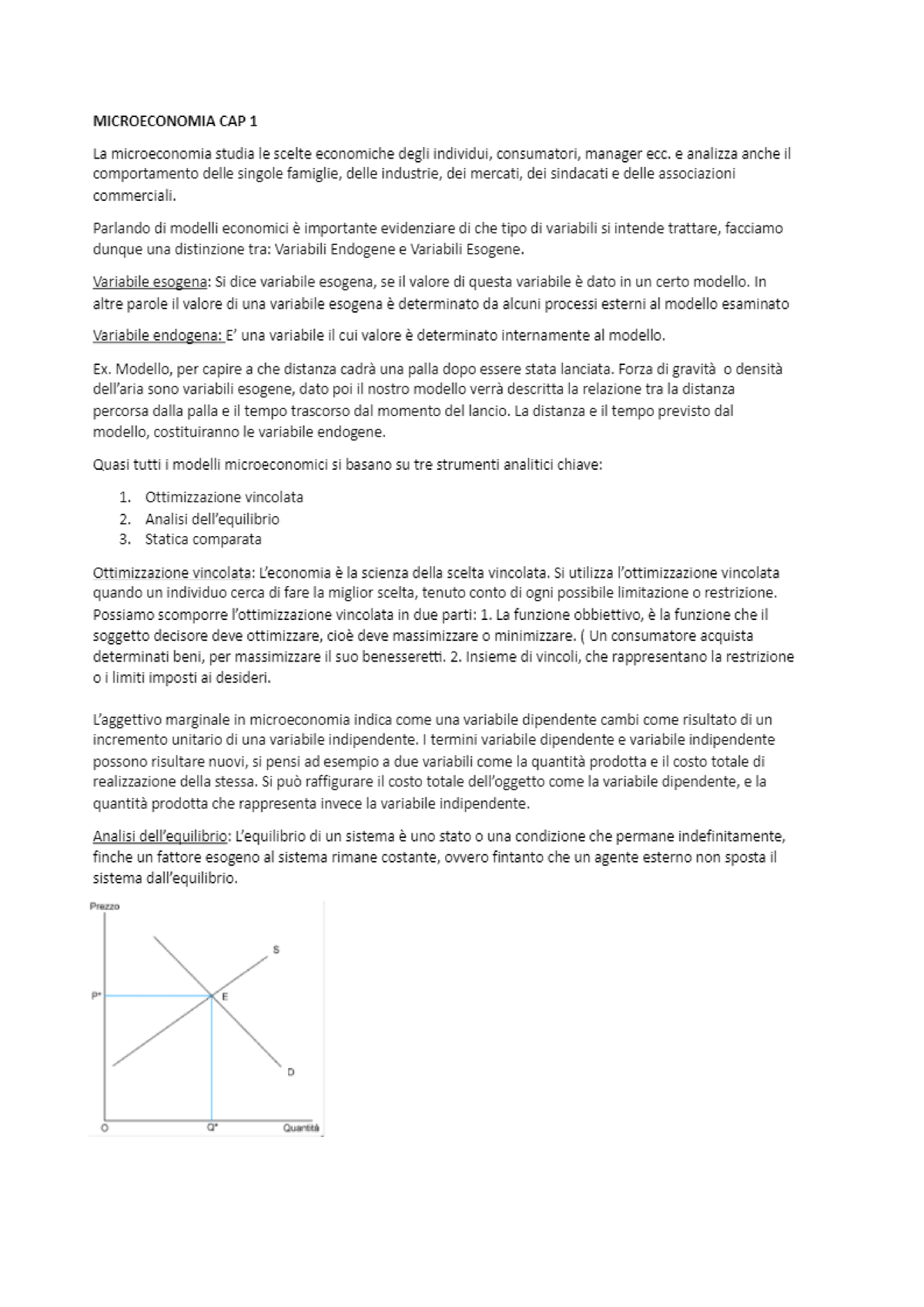 Microeconomia Unifi Riassunti - Studocu