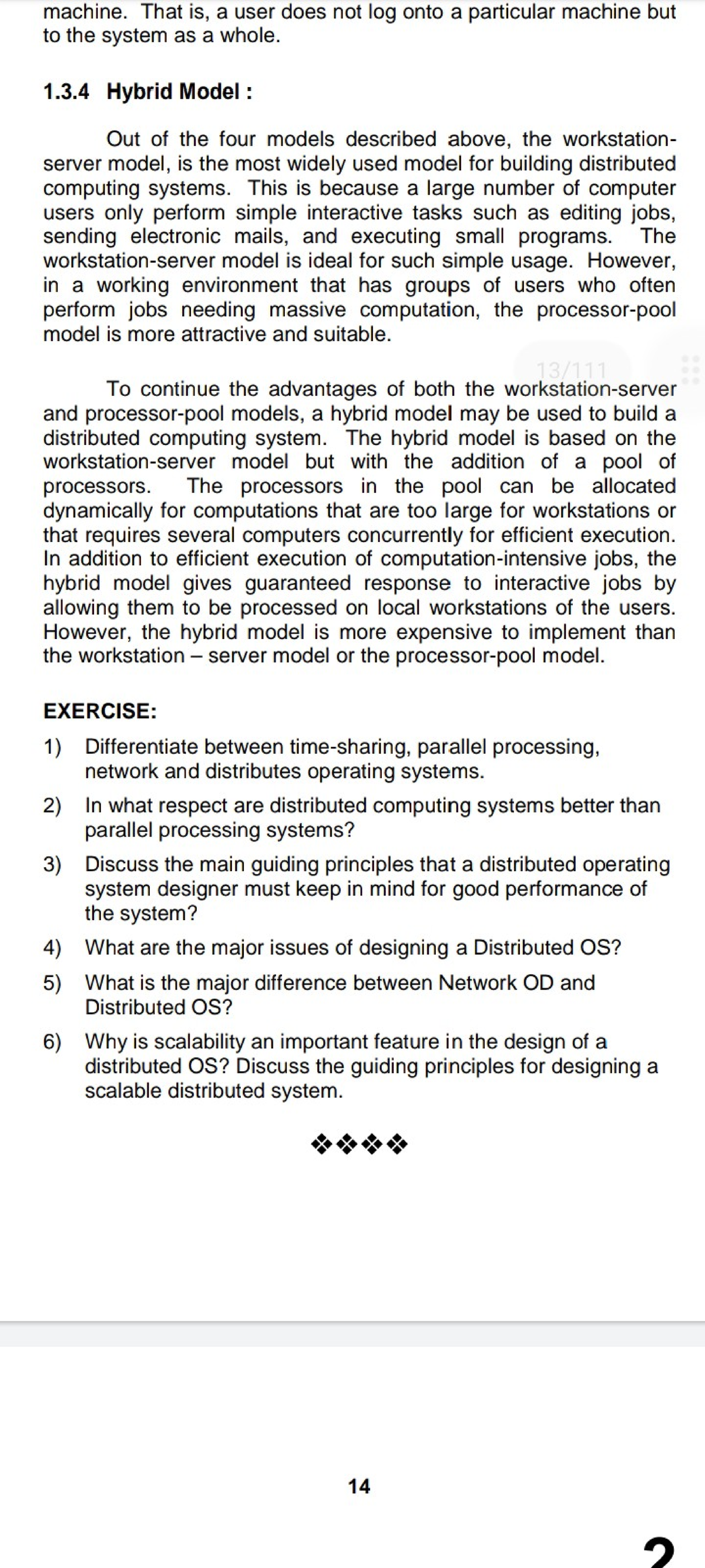 Distributed computing system model - Bachelor's of computer Application ...