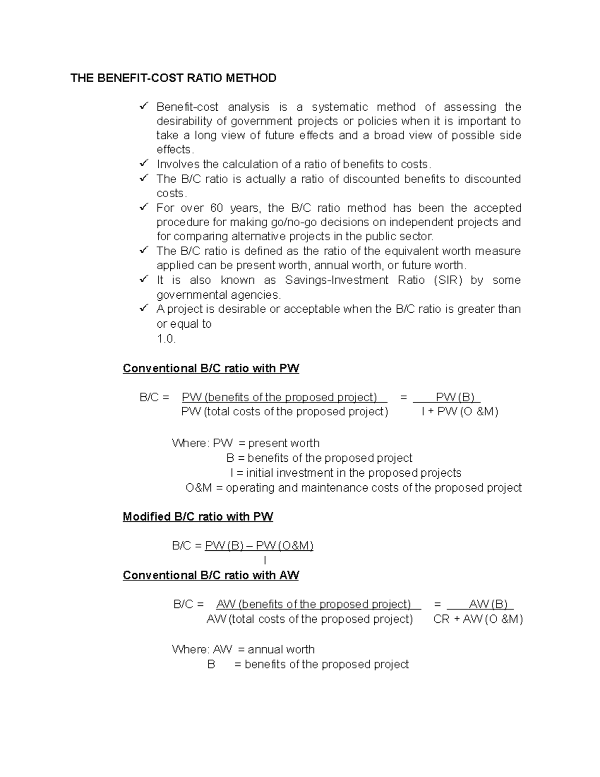 the-benefit-cost-ratio-method-the-benefit-cost-ratio-method-benefit