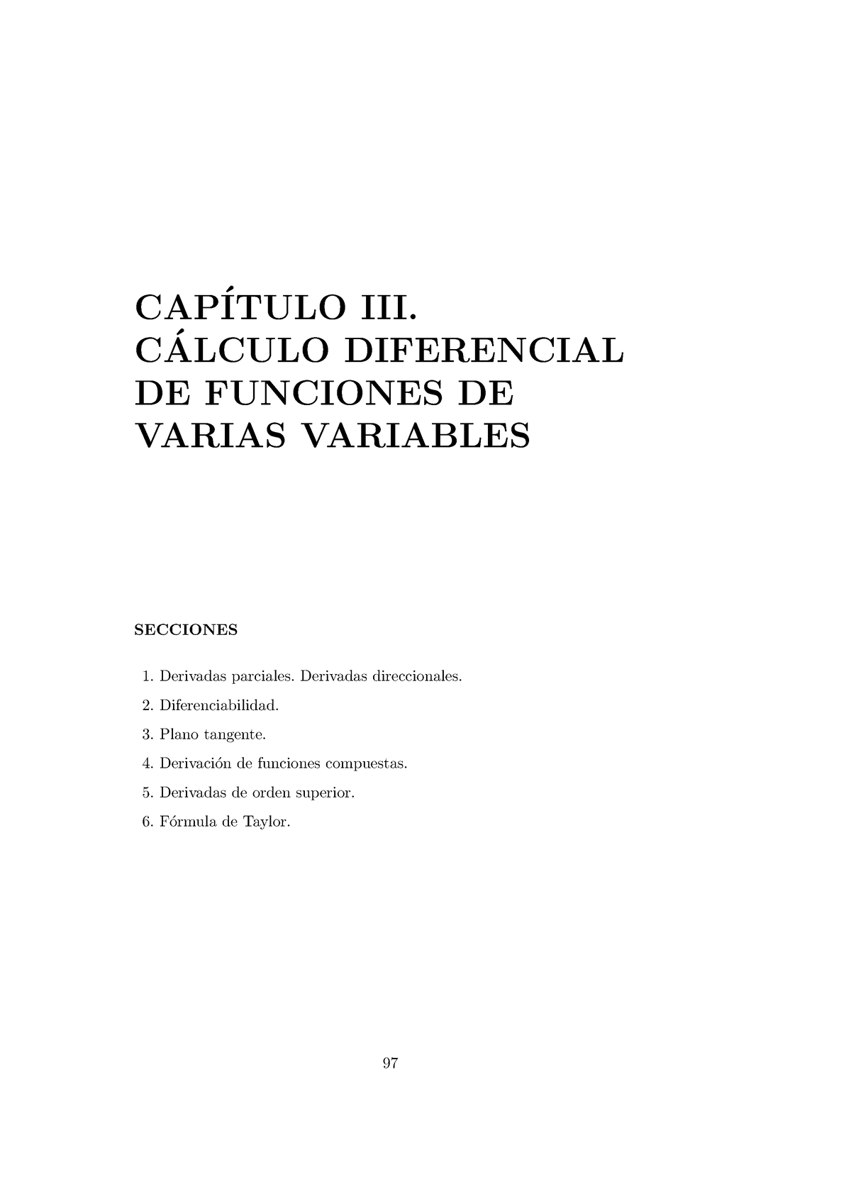 03 3 - No Se We - CAP ́ ITULO III. C ́ ALCULO DIFERENCIAL DE FUNCIONES ...