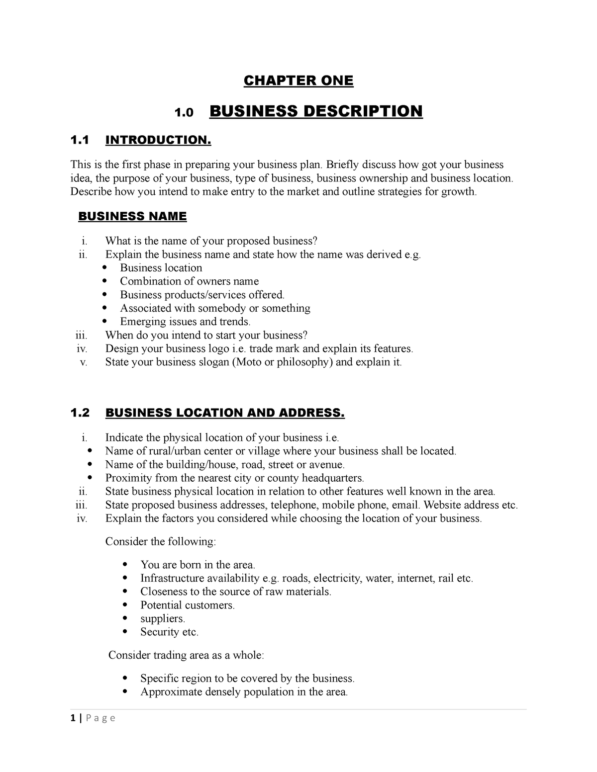 bp-guide-chapter-2-3-4-5-chapter-one-1-business-description-1