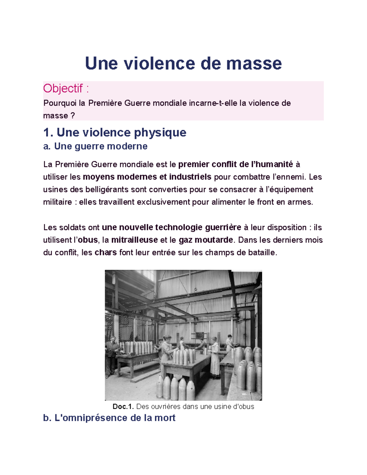 Une Violence De Masse - Une Violence De Masse Objectif : Pourquoi La ...