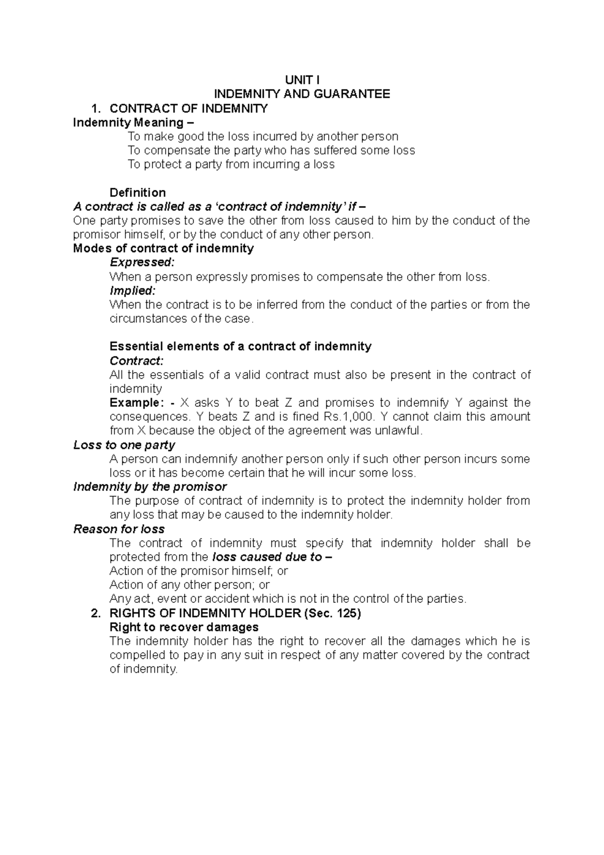 KSLU second semester Summary Contract Law 2 - KSLU - Studocu