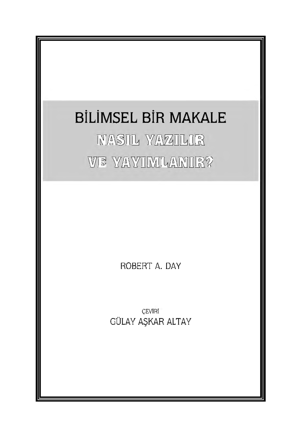 Bilimsel Makale Nasıl Yazılır - Ethics - Studocu