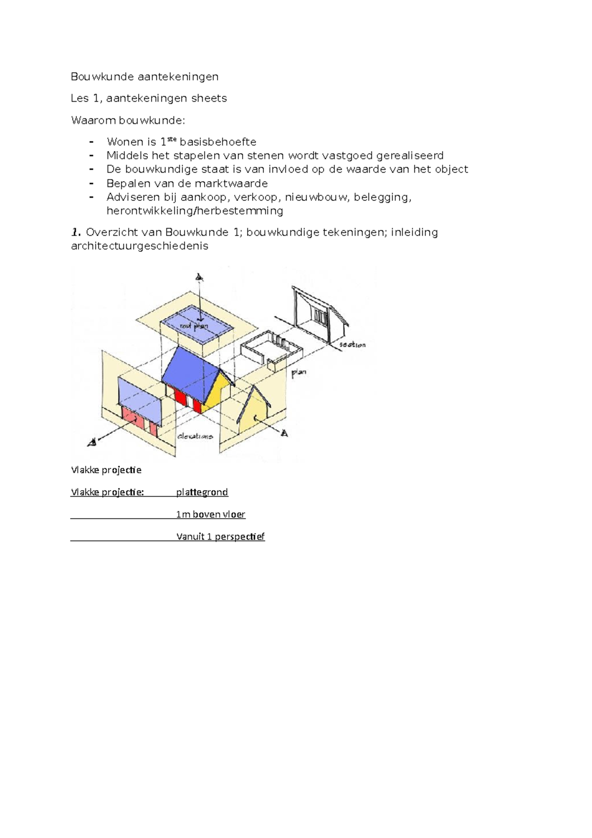 Bouwkunde Aantekeningen - Overzicht Van Bouwkunde Bouwkundige Inleiding ...