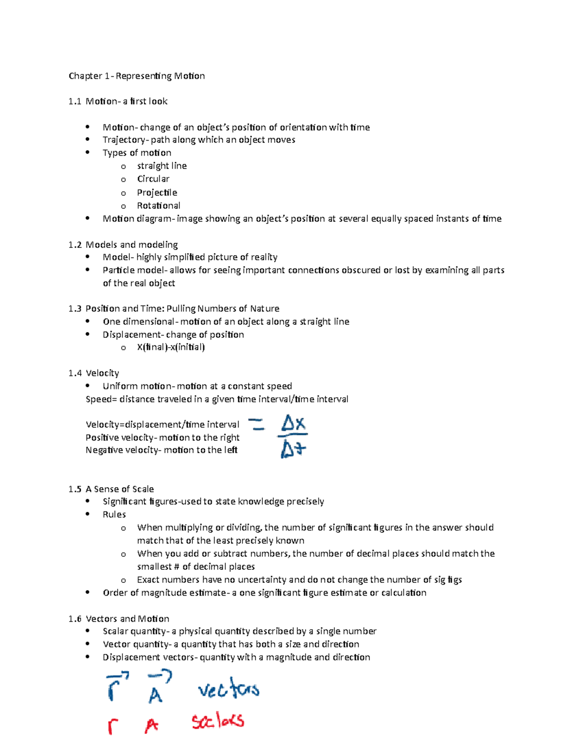 chapter-1-physics-representing-motion-chapter-1-representing-motion-1-motion-a-first-look